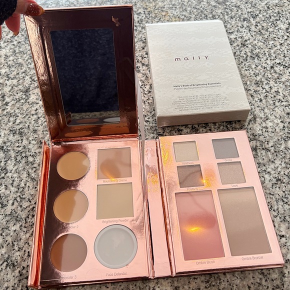 Mally Beauty Other - ♥️💖 Mally MALLY’S BOOK Of BRIGHTENING ESSENTIALS Full Face Makeup Pallette NEW